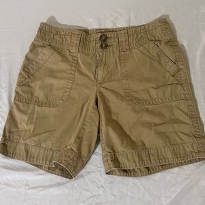 Eddie Bauer Tan Cargo Shorts Women's Size 2
